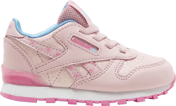  Reebok Classic Leather Step &#039;n&#039; Flash Toddler &#039;Butterfly Glitter&#039;