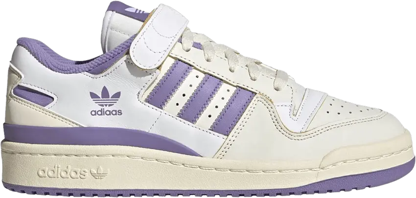  Adidas Wmns Forum 84 Low &#039;Off White Purple&#039;