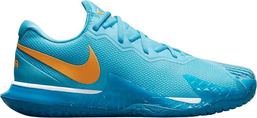  NikeCourt Zoom Vapor Cage 4 Rafa &#039;Baltic Blue Vivid Orange&#039;
