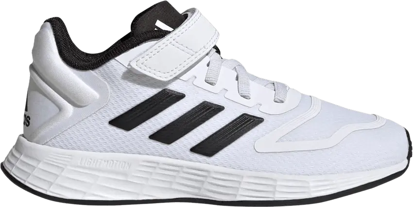  Adidas Duramo 10 Little Kid &#039;White Black&#039;