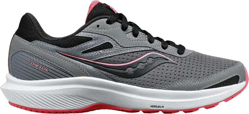  Saucony Wmns Cohesion 16 Wide &#039;Charcoal Petal&#039;