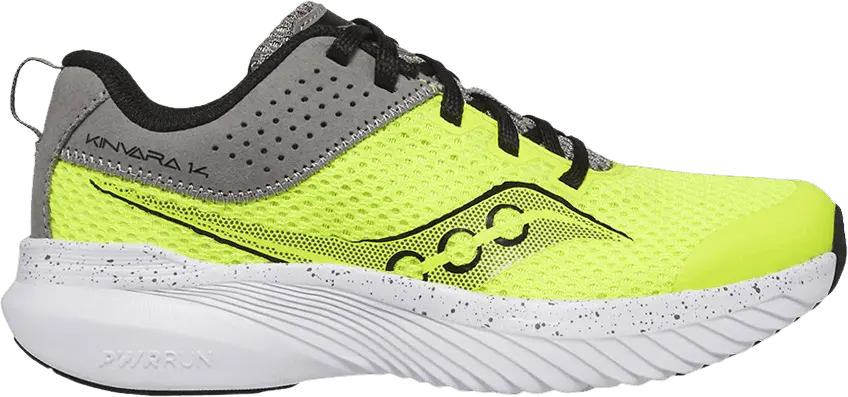  Saucony Kinvara 14 Big Kid &#039;Citron Grey&#039;