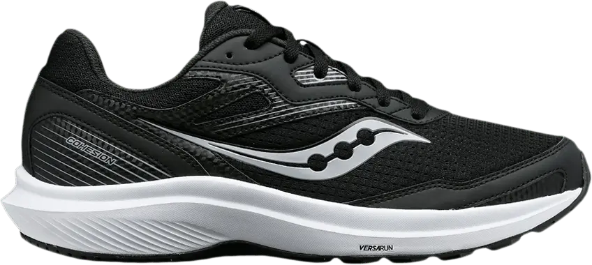  Saucony Cohesion 16 Wide &#039;Black White&#039;