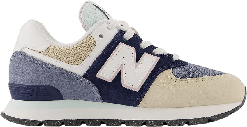  New Balance 574 Little Kid Wide &#039;Rugged Summer Brights&#039;