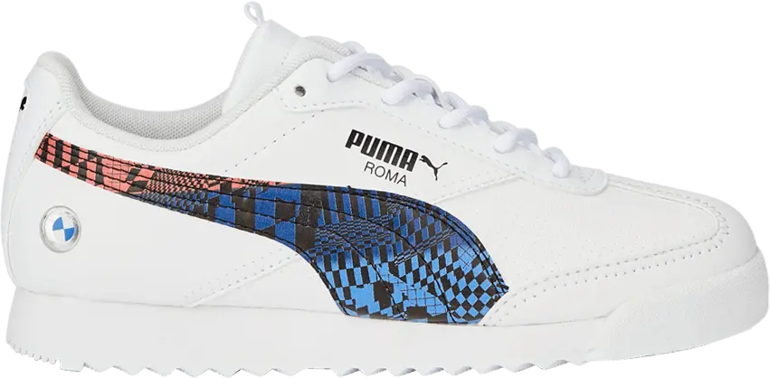  Puma BMW Motorsport x Roma Via Little Kid &#039;White Pro Blue&#039;