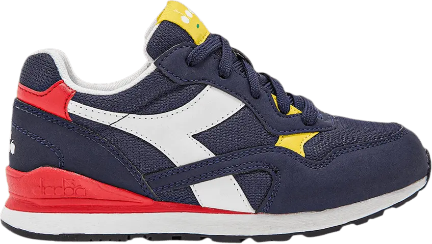 Diadora N.92 Little Kid &#039;Peacoat High Risk Red&#039;