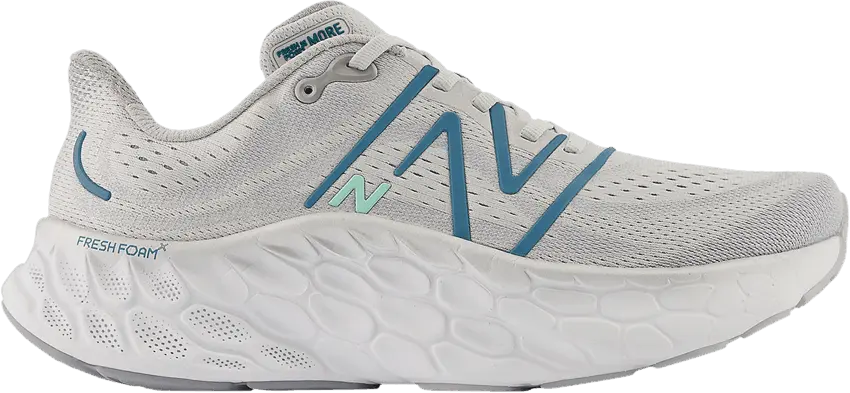  New Balance Fresh Foam X More v4 2E Wide &#039;Light Aluminum Dark Moonstone&#039;