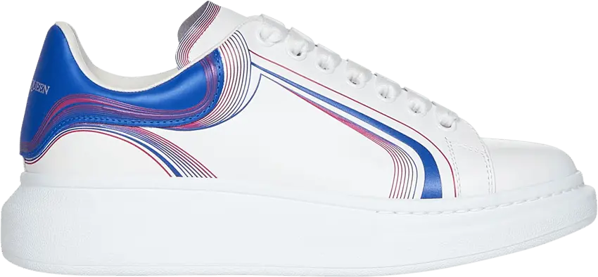  Alexander Mcqueen Alexander McQueen Oversized Sneaker &#039;Curve Tech - Blue Red&#039;