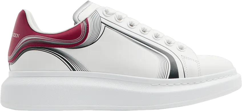  Alexander Mcqueen Alexander McQueen Oversized Sneaker &#039;Curve Tech - Garnet&#039;