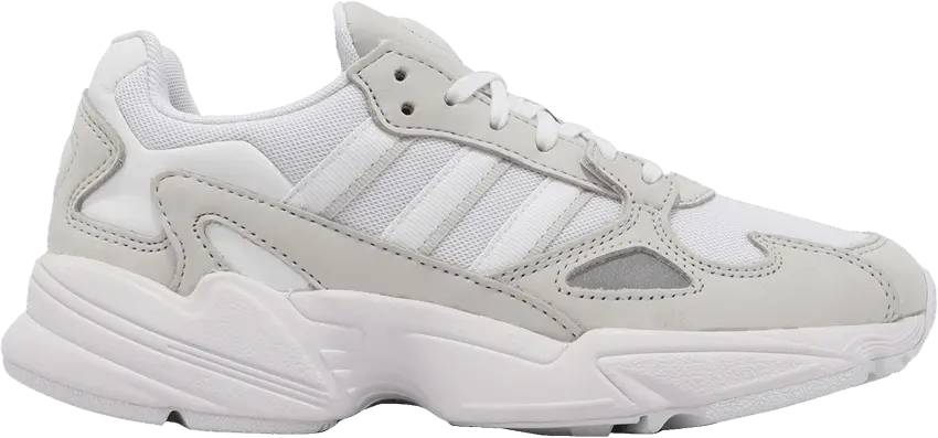  Adidas Wmns Falcon &#039;Cloud White Grey&#039;