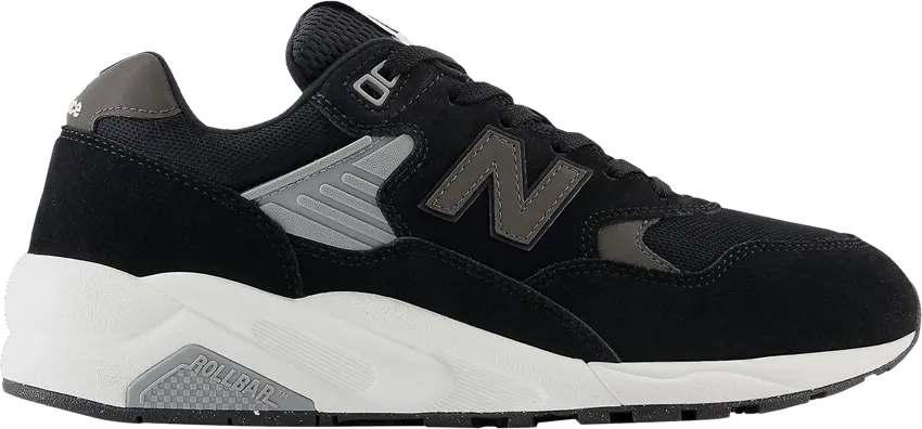  New Balance 580 Black Grey White