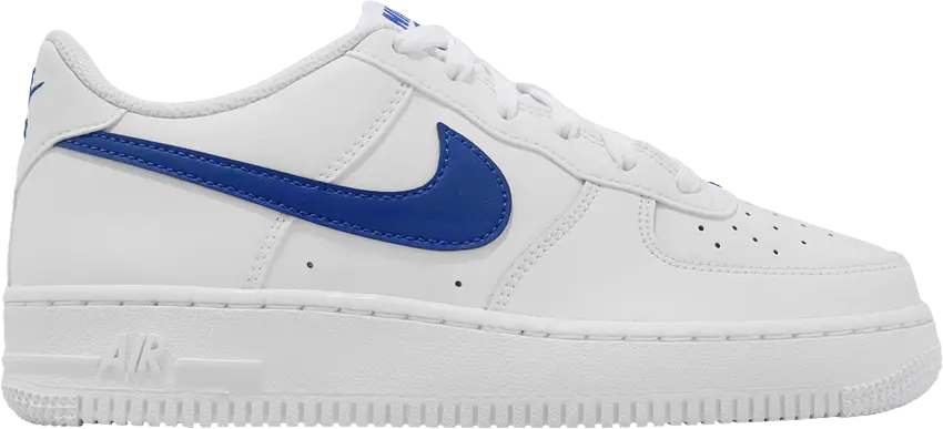 Nike Air Force 1 GS &#039;White Hyper Royal&#039;
