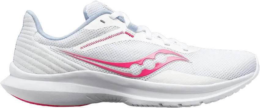  Saucony Wmns Convergence &#039;White Pink&#039;