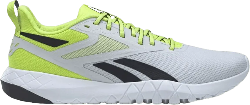  Reebok Flexagon Force 4 &#039;Grey Solar Acid Yellow&#039;