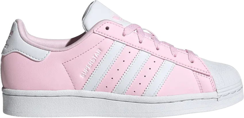  Adidas Superstar J &#039;Clear Pink&#039;