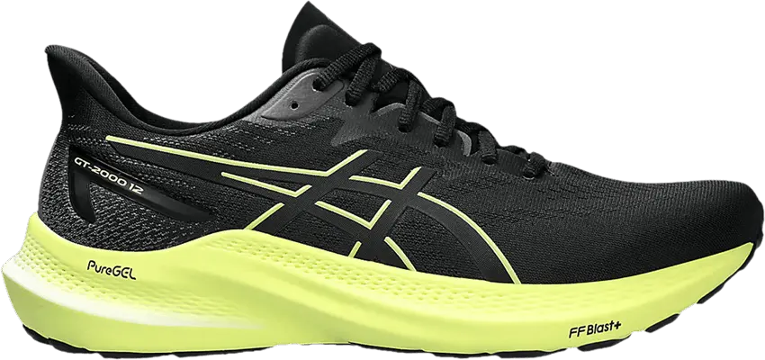  Asics GT 2000 12 &#039;Black Glow Yellow&#039;