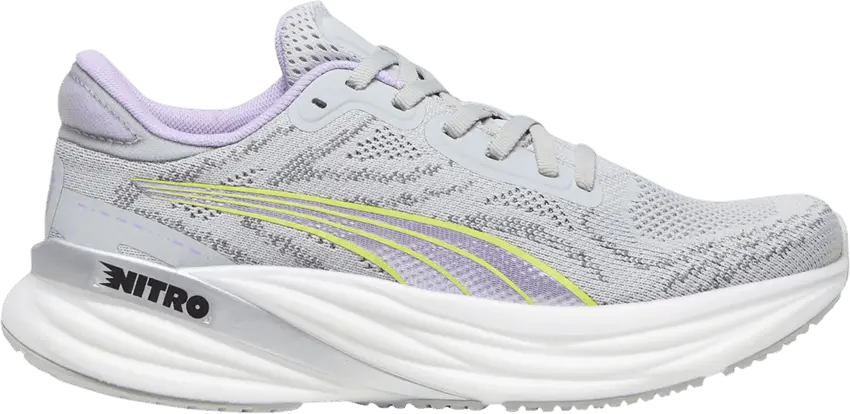 Puma Wmns Magnify Nitro 2 &#039;Ash Grey Vivid Violet&#039;