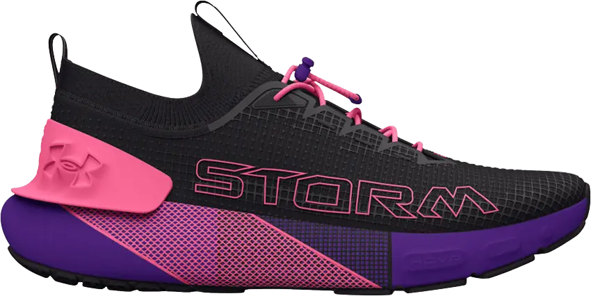  Under Armour HOVR Phantom 3 SE &#039;Storm - Black Pink Punk&#039;