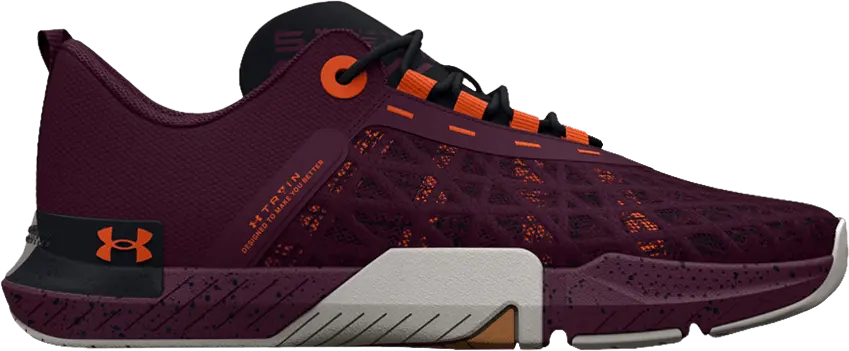  Under Armour TriBase Reign 5 &#039;Purple Stone Orange&#039;