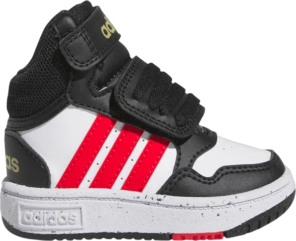  Adidas Hoops Mid I &#039;Black White Vivid Red&#039;