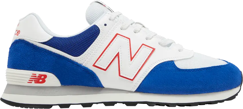  New Balance 574 Blue White Red