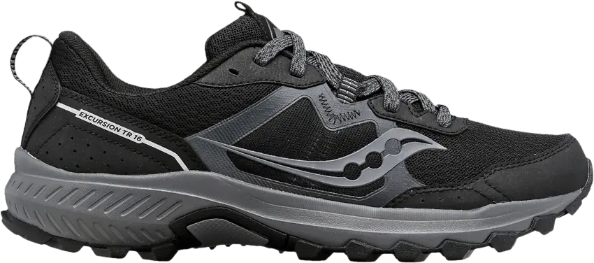  Saucony Excursion TR16 &#039;Black Charcoal&#039;