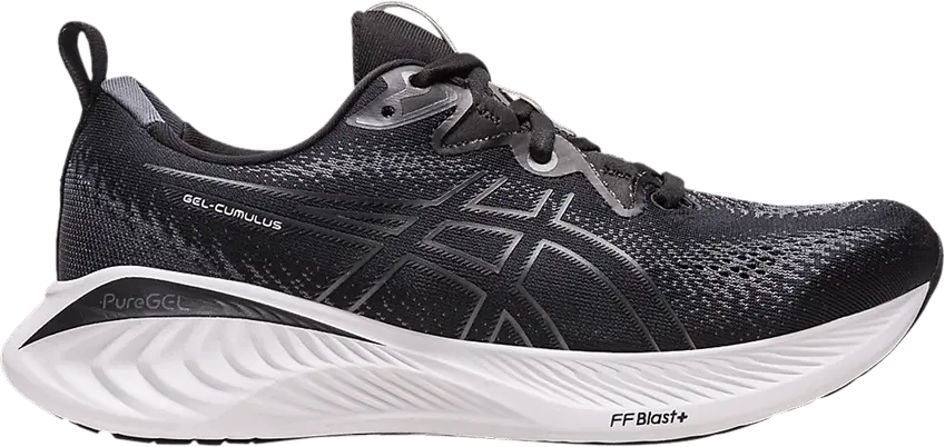  Asics Wmns Gel Cumulus 25 D Wide &#039;Black White&#039;