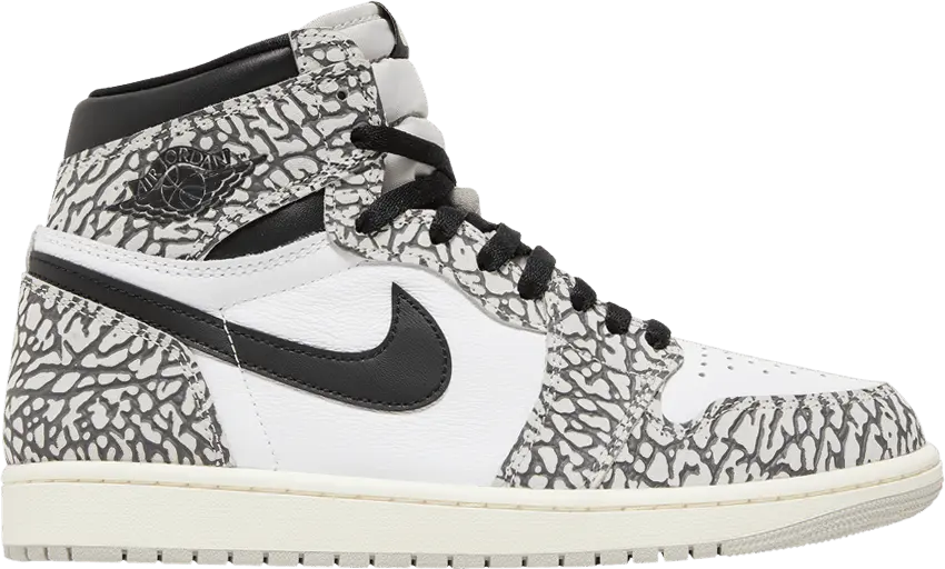  Jordan 1 Retro High OG White Cement