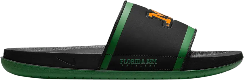  Nike Florida A&amp;M University x College Offcourt Slide &#039;Rattlers&#039;