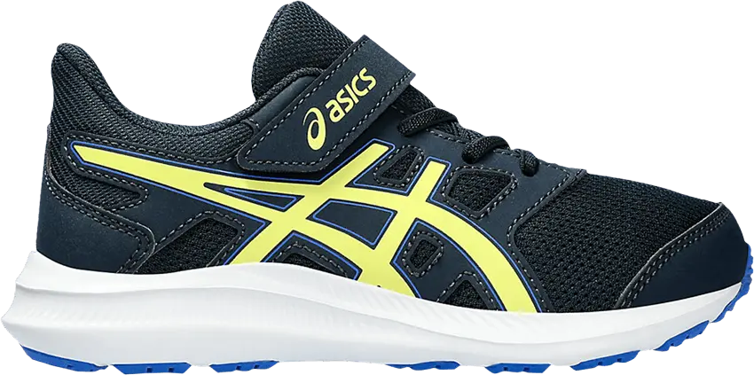  Asics Jolt 4 PS &#039;French Blue Glow Yellow&#039;