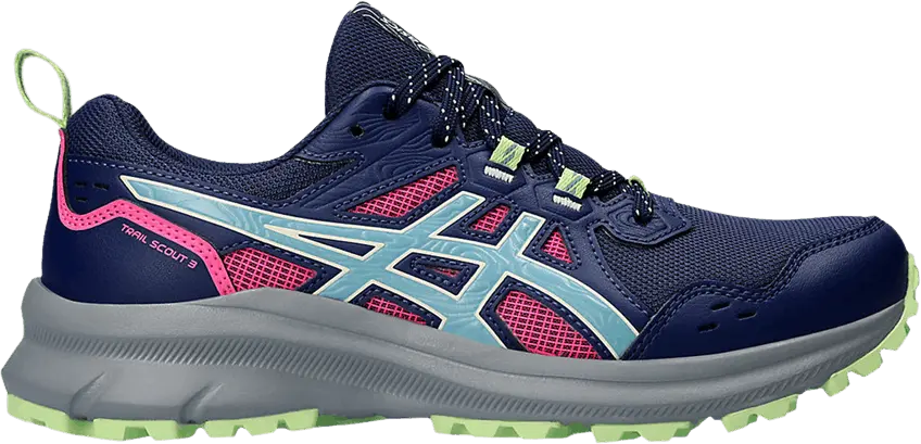  Asics Wmns Trail Scout 3 &#039;Deep Ocean Gris Blue&#039;