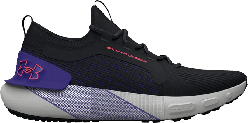  Under Armour HOVR Phantom 3 SE &#039;Black Electric Purple&#039;