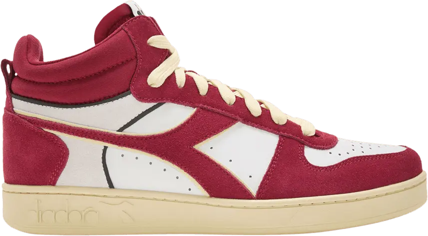  Diadora Magic Basket Demi Cut &#039;Rhubarb White&#039;