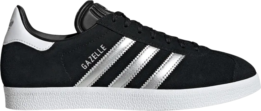  Adidas Wmns Gazelle &#039;Black Silver Metallic&#039;