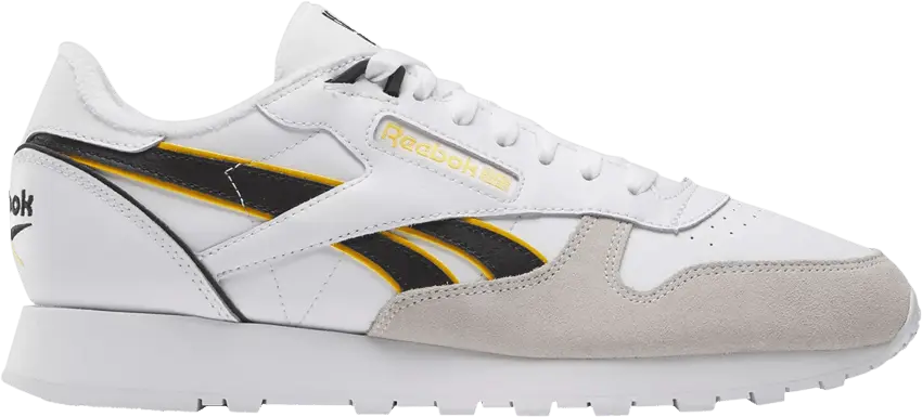  Reebok Classic Leather &#039;White Black Yellow&#039;