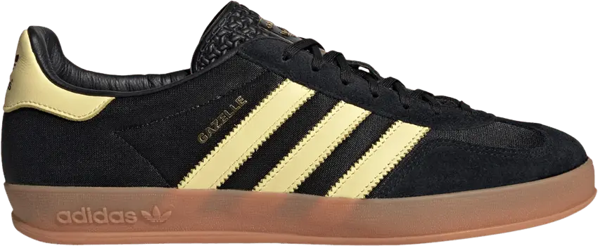  Adidas Gazelle Indoor &#039;Black Almost Yellow Gum&#039;