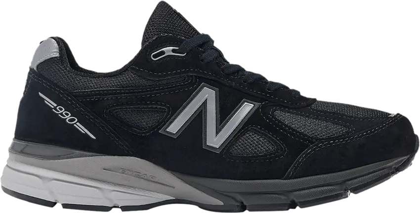  New Balance 990v4 MiUSA Black Silver