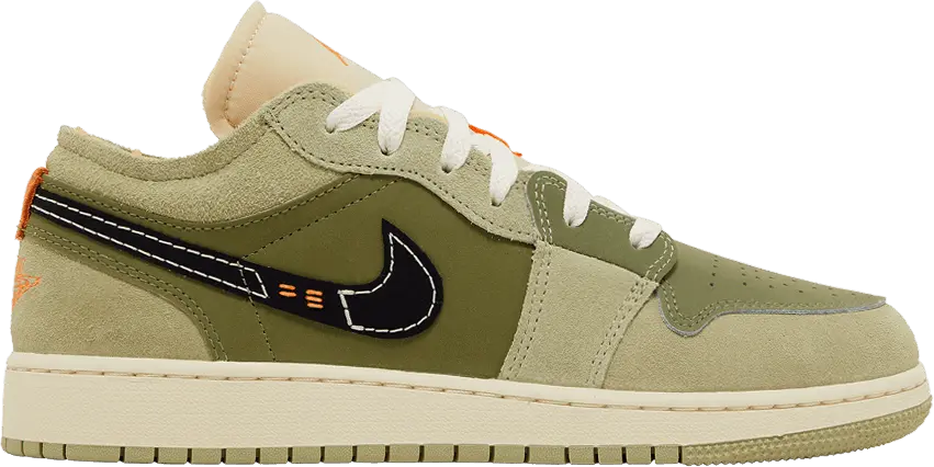  Air Jordan 1 Low SE Craft GS &#039;Sky J Light Olive&#039;