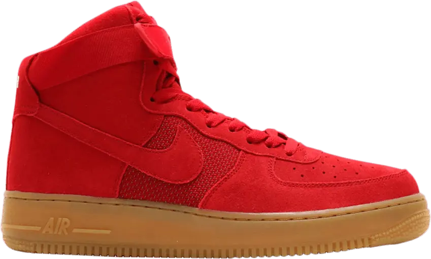  Nike Air Force 1 High Red Gum
