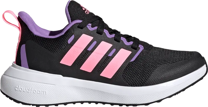  Adidas FortaRun 2.0 J &#039;Black Pink Violet&#039;