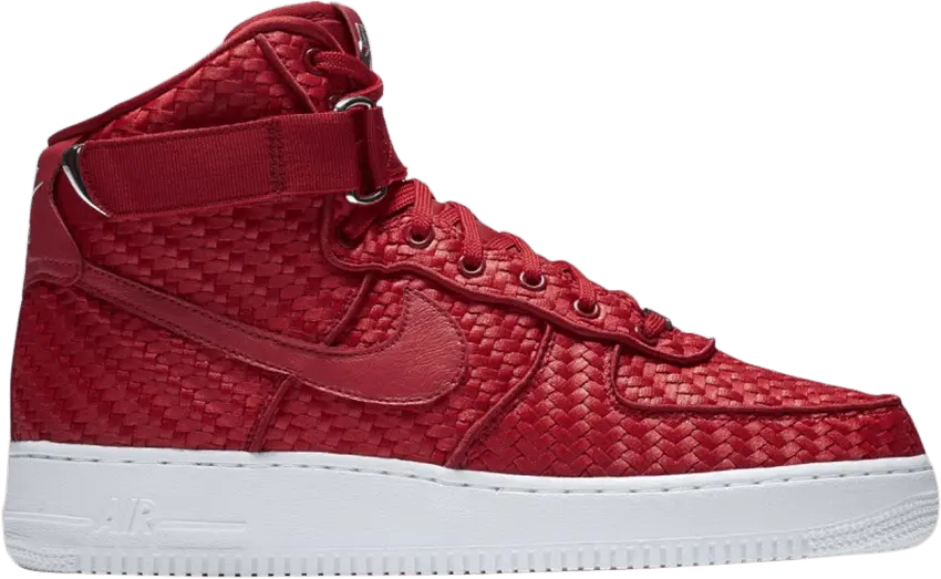  Nike Air Force 1 High Woven Gym Red