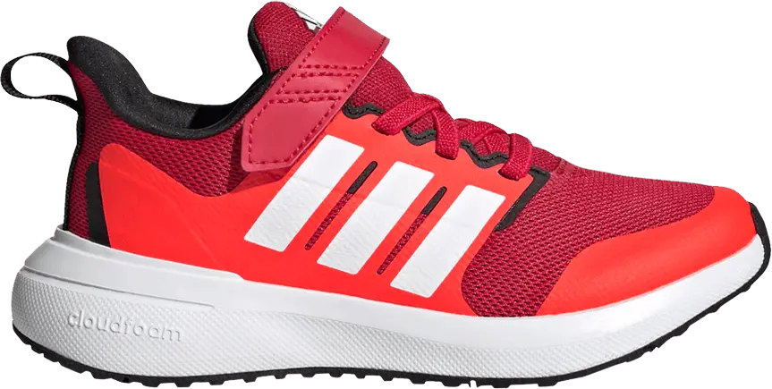  Adidas FortaRun 2.0 EL Little Kid &#039;Scarlet Solar Red&#039;