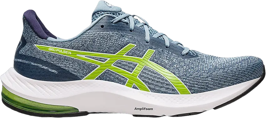  Asics Gel Pulse 14 &#039;Light Steel Lime Zest&#039;