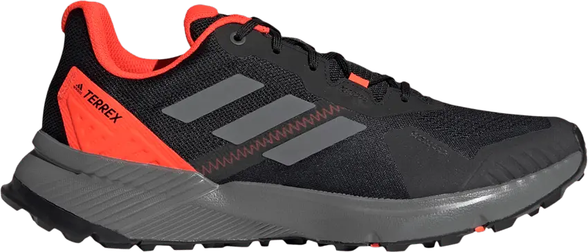  Adidas Terrex Soulstride &#039;Black Solar Red&#039;