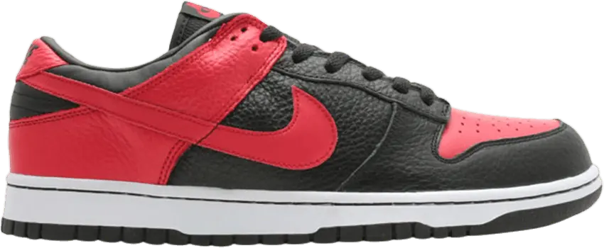  Nike Dunk Low Black Sport Red (JD Sports)