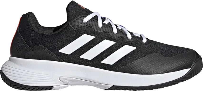  Adidas GameCourt 2.0 &#039;Black White Solar Red&#039;