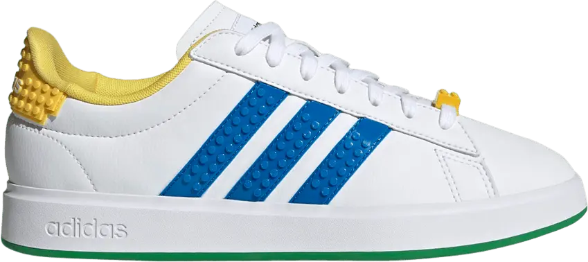  Adidas LEGO x Grand Court 2.0 &#039;White Blue Yellow&#039;