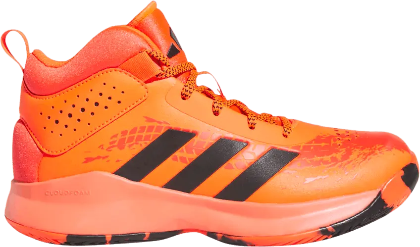  Adidas Cross &#039;Em Up 5 Wide J &#039;Solar Red Black&#039;