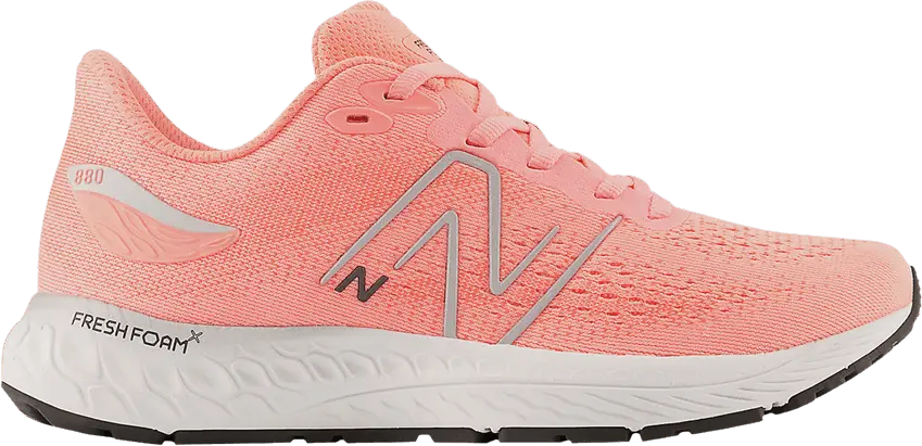  New Balance Fresh Foam X 880v12 Big Kid Wide &#039;Grapefruit&#039;