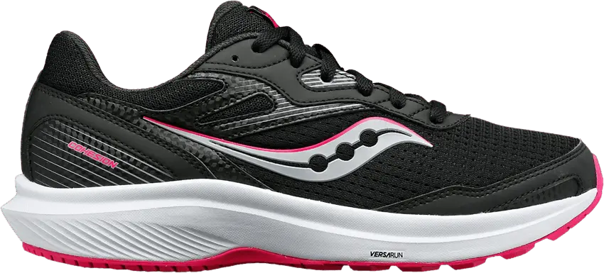  Saucony Wmns Cohesion 16 &#039;Black Fuchsia&#039;